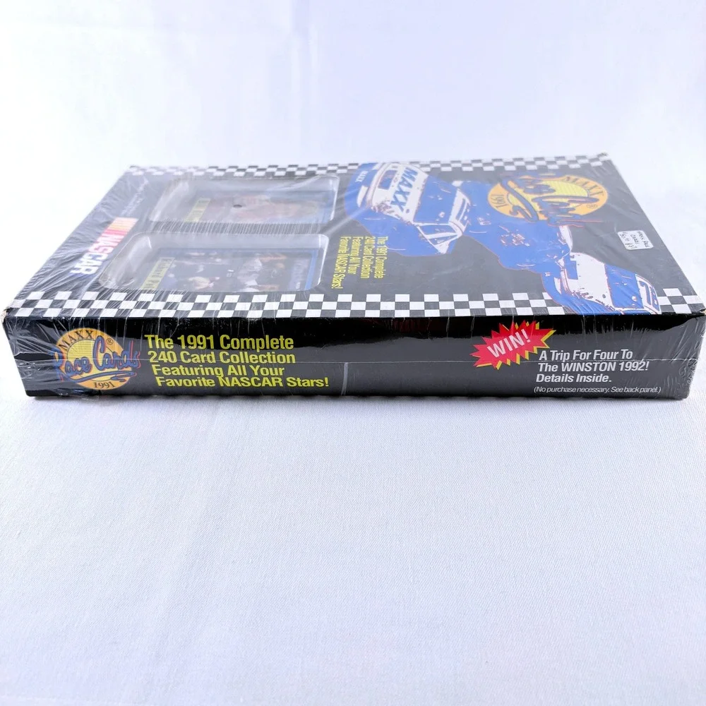 Vintage NASCAR 1991 Complete 240 Card Collection Factory Sealed Box Set